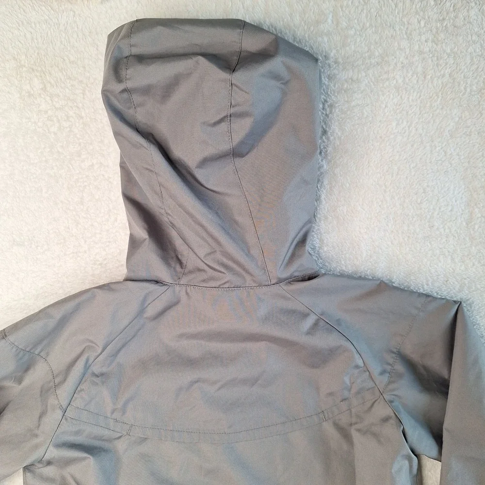 Nike Kids Gray Windrunner Full Zip Hooded‎ Windbreaker Jacket Size 7 6-7Y